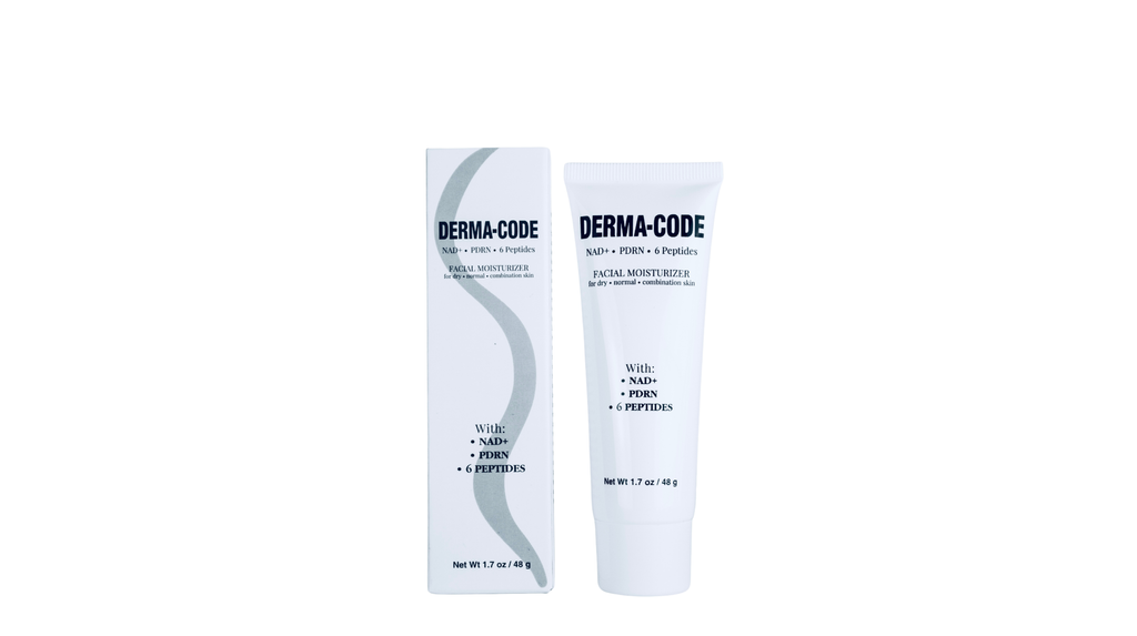 DERMA-CODE™ NAD+ • PDRN • Peptides Synergy Duo: Serum (1.01 fl oz) + Moisturizer (1.7 oz)