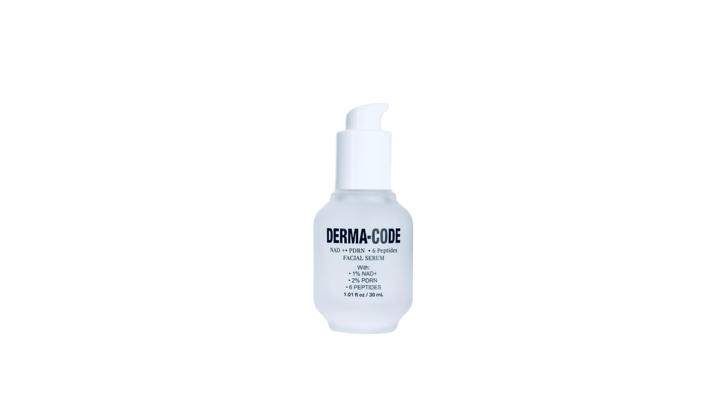 DERMA-CODE™ NAD+ • PDRN • 6 Peptide SERUM - 1.01 fl oz (30ml) Airless Pump