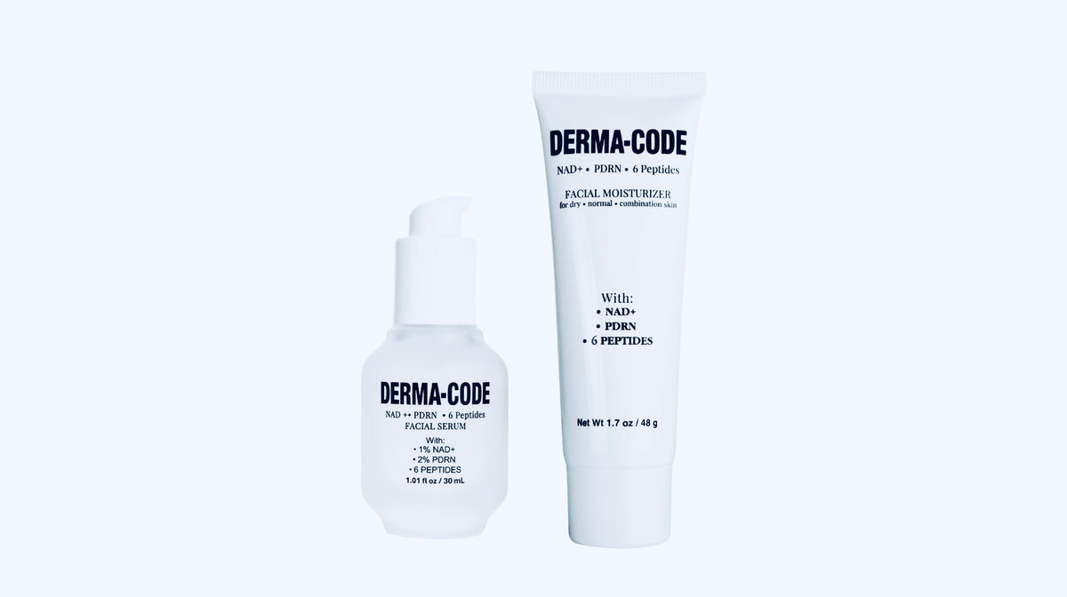 PDRN + NAD+ Synergy Duo | Serum + Moisturizer System | DERMA-CODE™